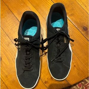 Puma black suede sneaker shoes